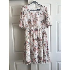 Mikarose floral romantic dress size L